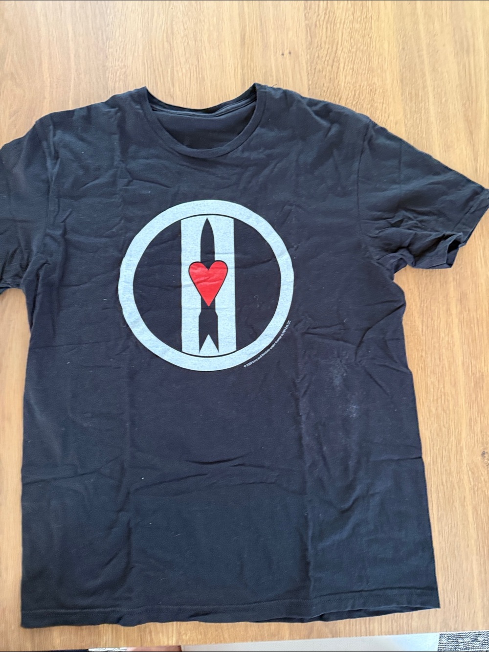 Men's Black size large Love and Rockets t shirt.